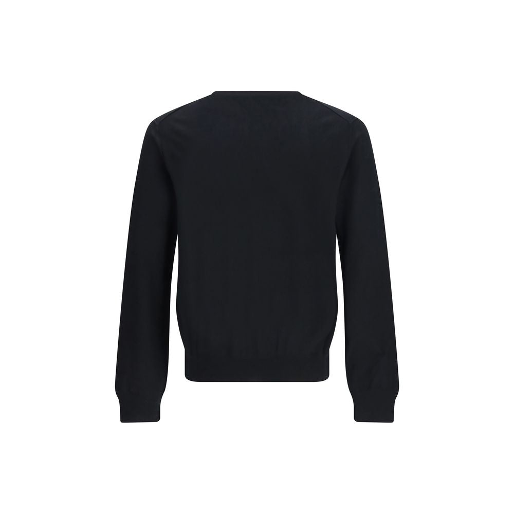 Aragona Cashmere Black Wool Oves Aries Men's Sweatshirt