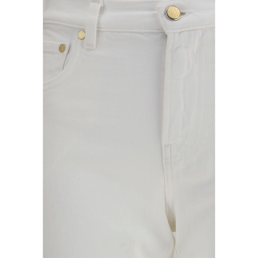 Umit Benan White Cotton Slim Fit Women's Jeans