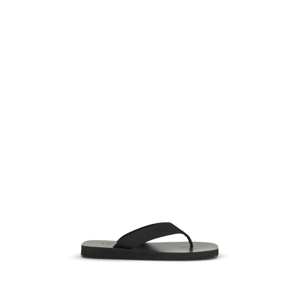 Senso Black Rubber Flip-Flop Women's Sandals