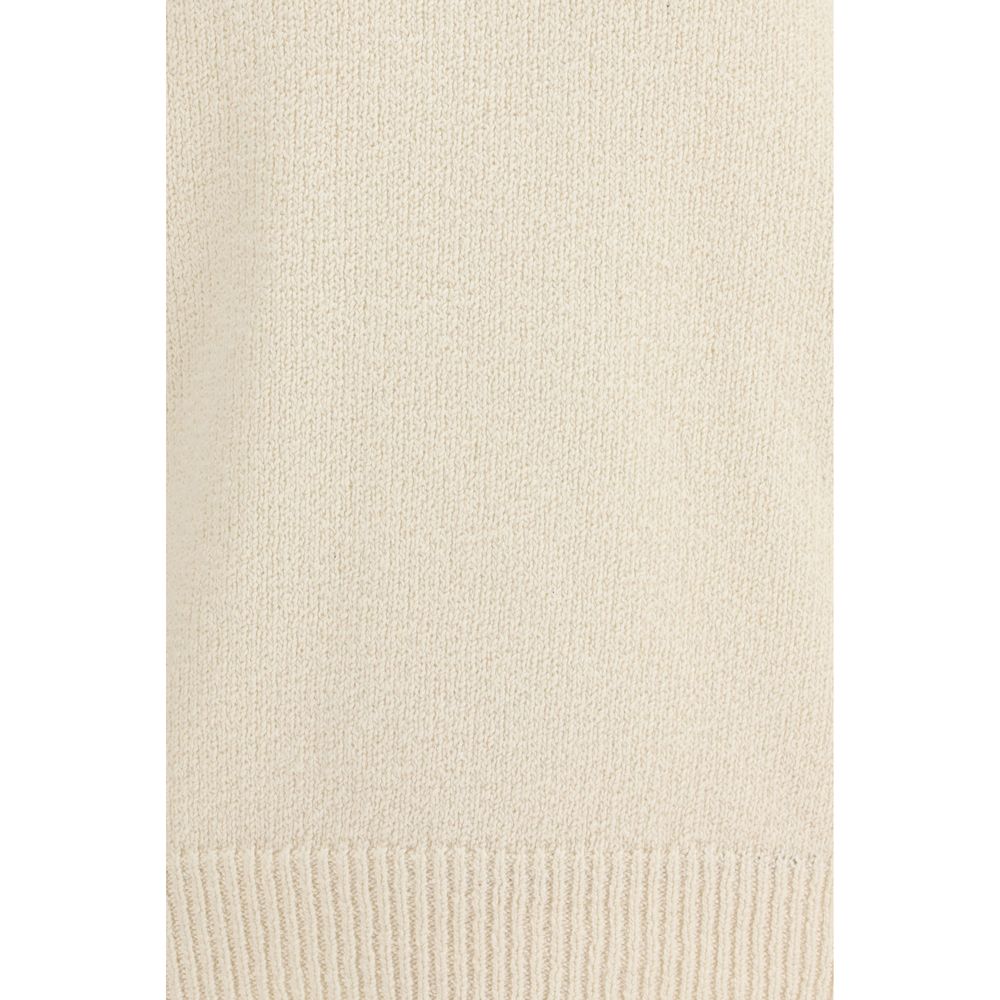 Umit Benan Beige Cotton Men's Sweatshirt