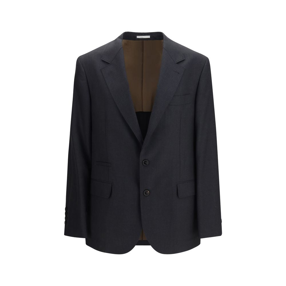 Brunello Cucinelli Black Wool Oves Aries Men's Jacket