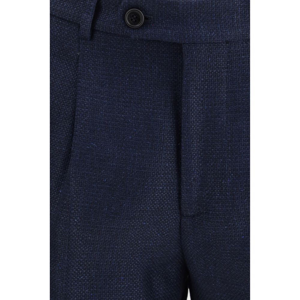 Brunello Cucinelli Blue Wool Oves Aries Two-Piece Men's Suit