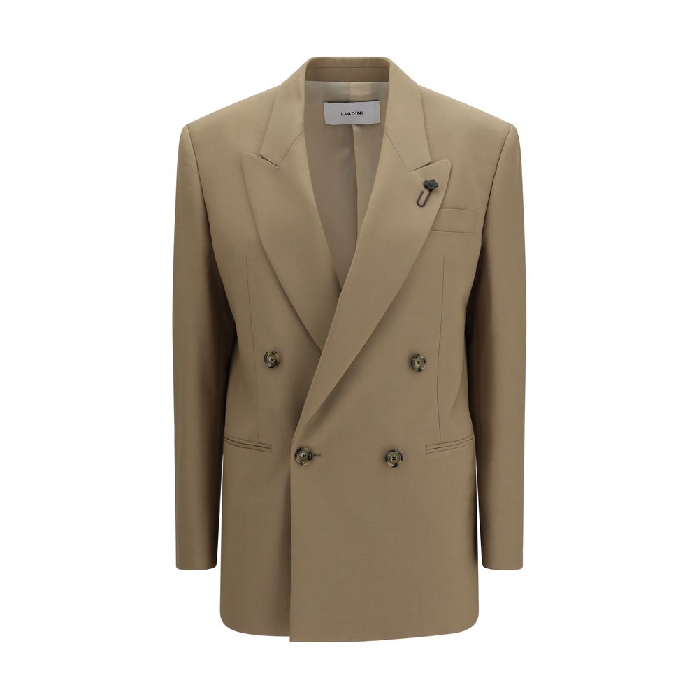 Lardini Beige Wool Oves Aries Women's Blazer