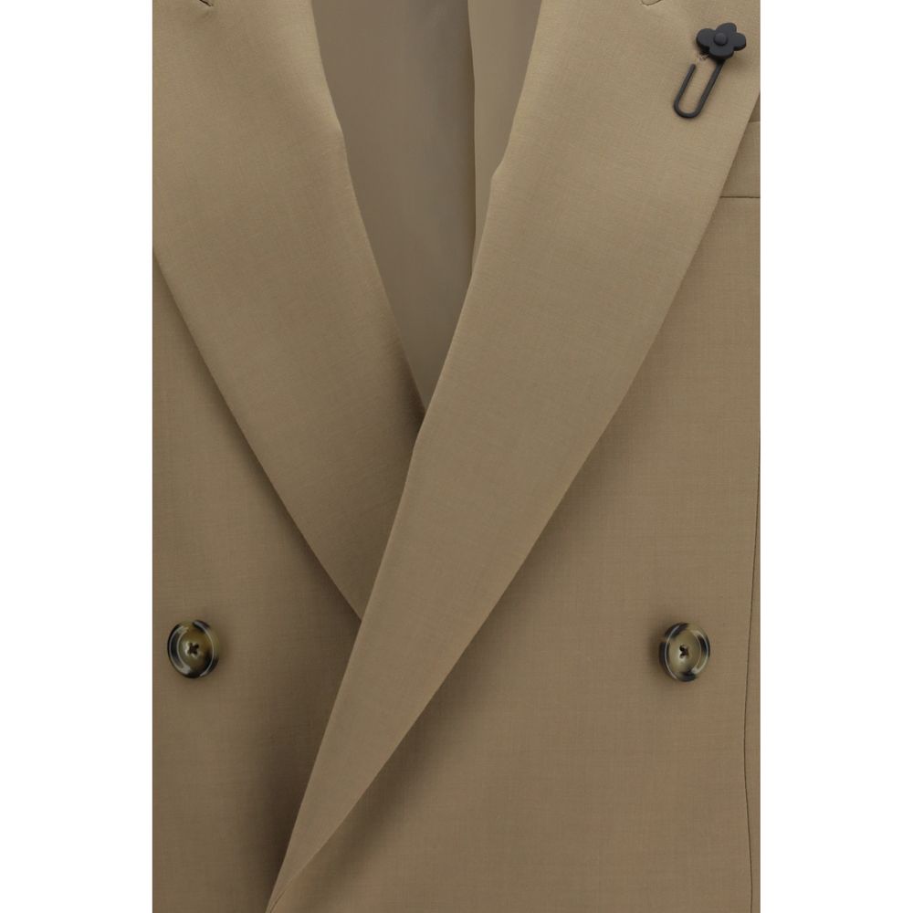 Lardini Beige Wool Oves Aries Women's Blazer