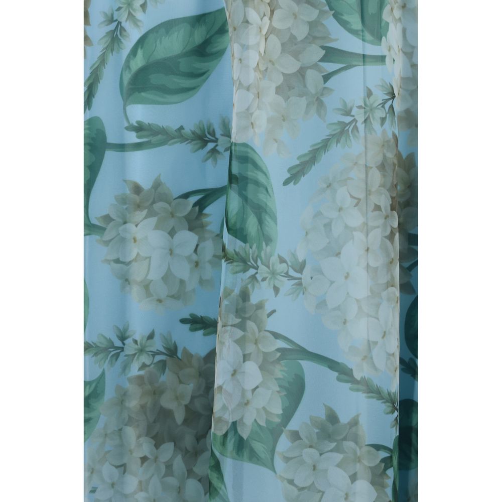 Nissa Blue Polyester Casual Women's Dress