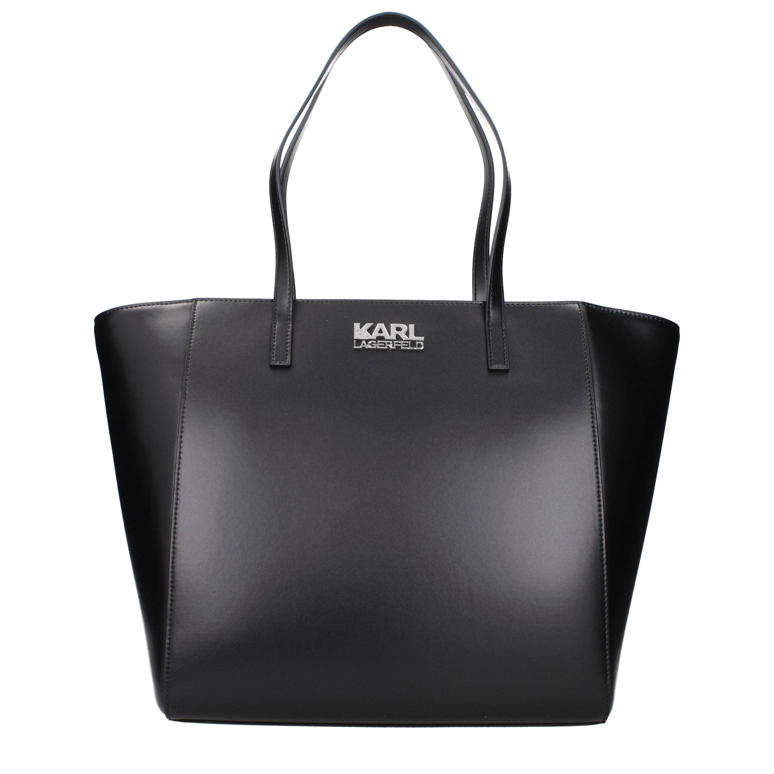 Karl Lagerfeld Black Polyethylene Shoulder Women's Bag