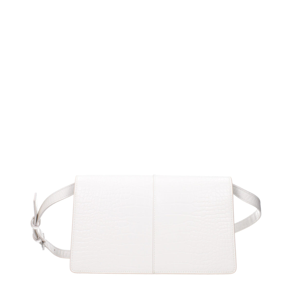 Karl Lagerfeld White Polyethylene Crossbody Women's Bag