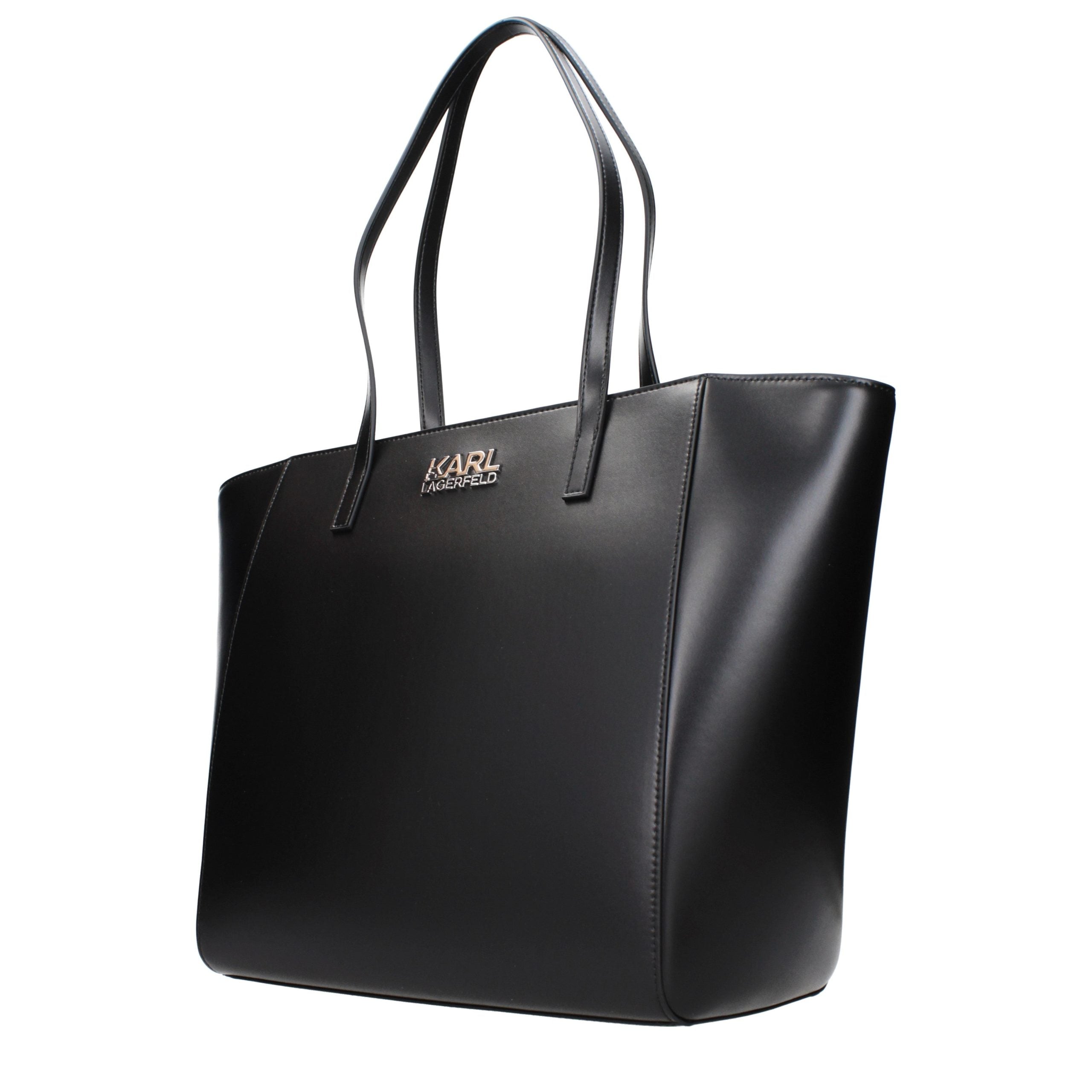 Karl Lagerfeld Black Polyethylene Shoulder Women's Bag