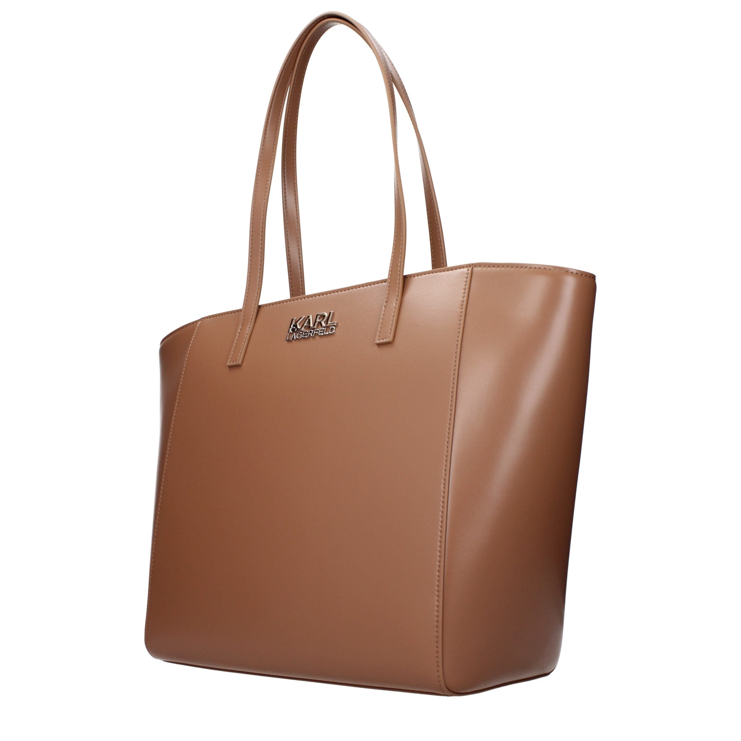 Karl Lagerfeld Brown Polyethylene Shoulder Women's Bag