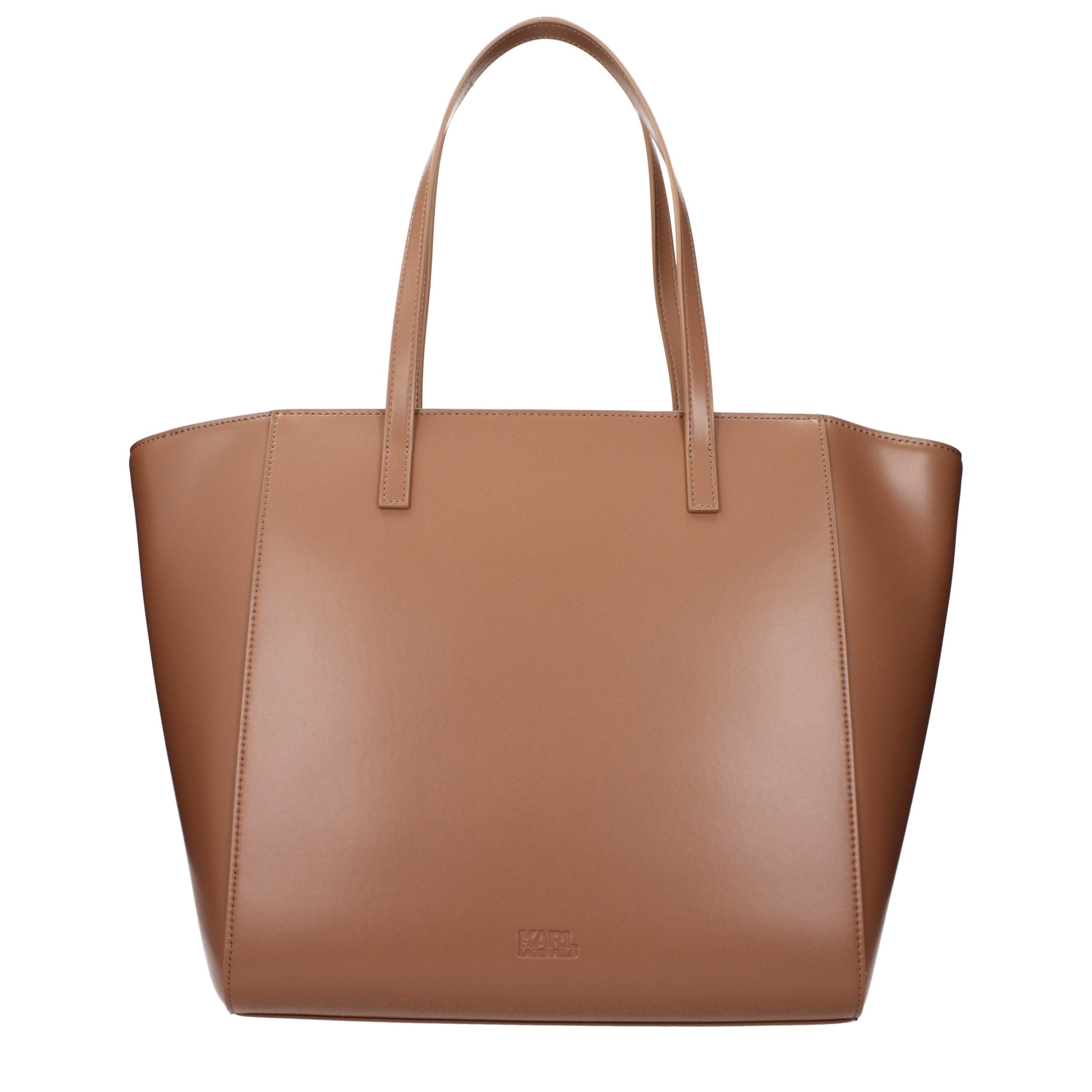 Karl Lagerfeld Brown Polyethylene Shoulder Women's Bag