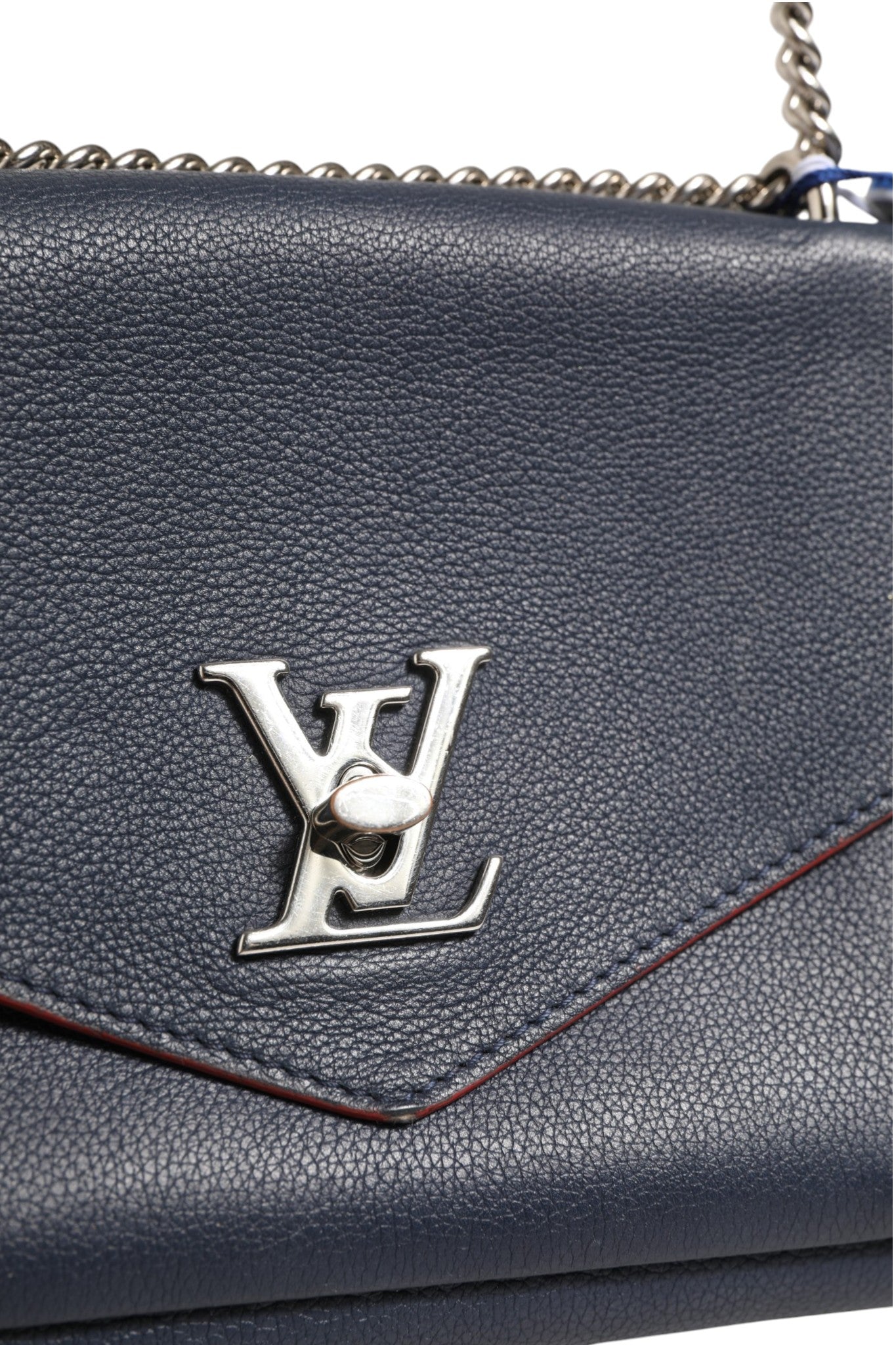 Louis Vuitton Mylockme Leather Chain Shoulder Women's Bag (Pre-Owned)