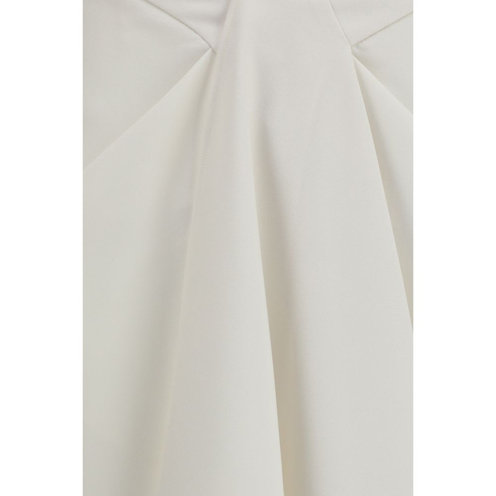 Givenchy White Wool Oves Aries Long Women's Skirt