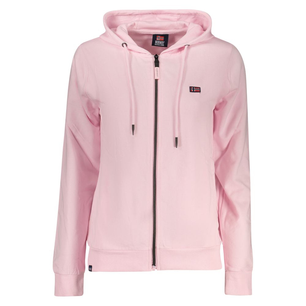 Norway 1963 Rosa Cotton Women's Women's Hoodie
