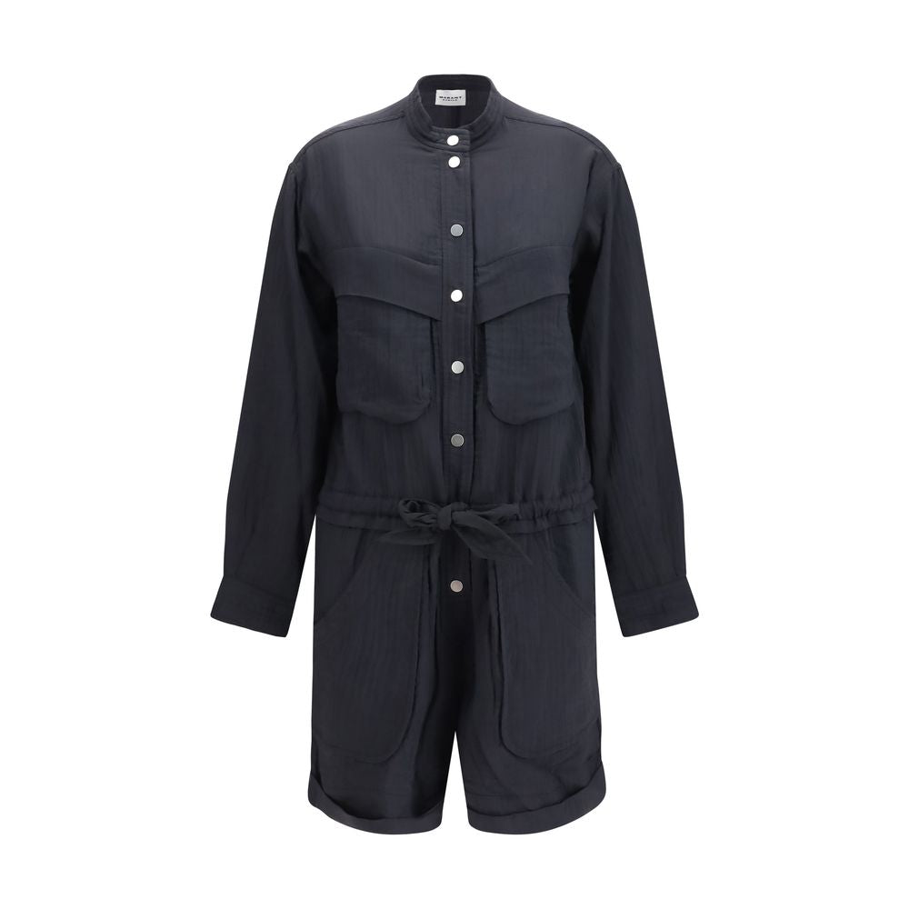 Isabel Marant Étoile Black Viscose Women's Jumpsuit