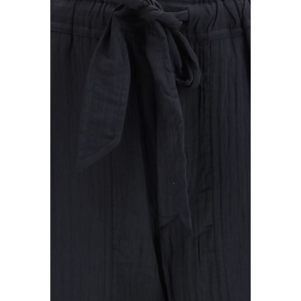 Isabel Marant Étoile Black Viscose Casual Women's Pants
