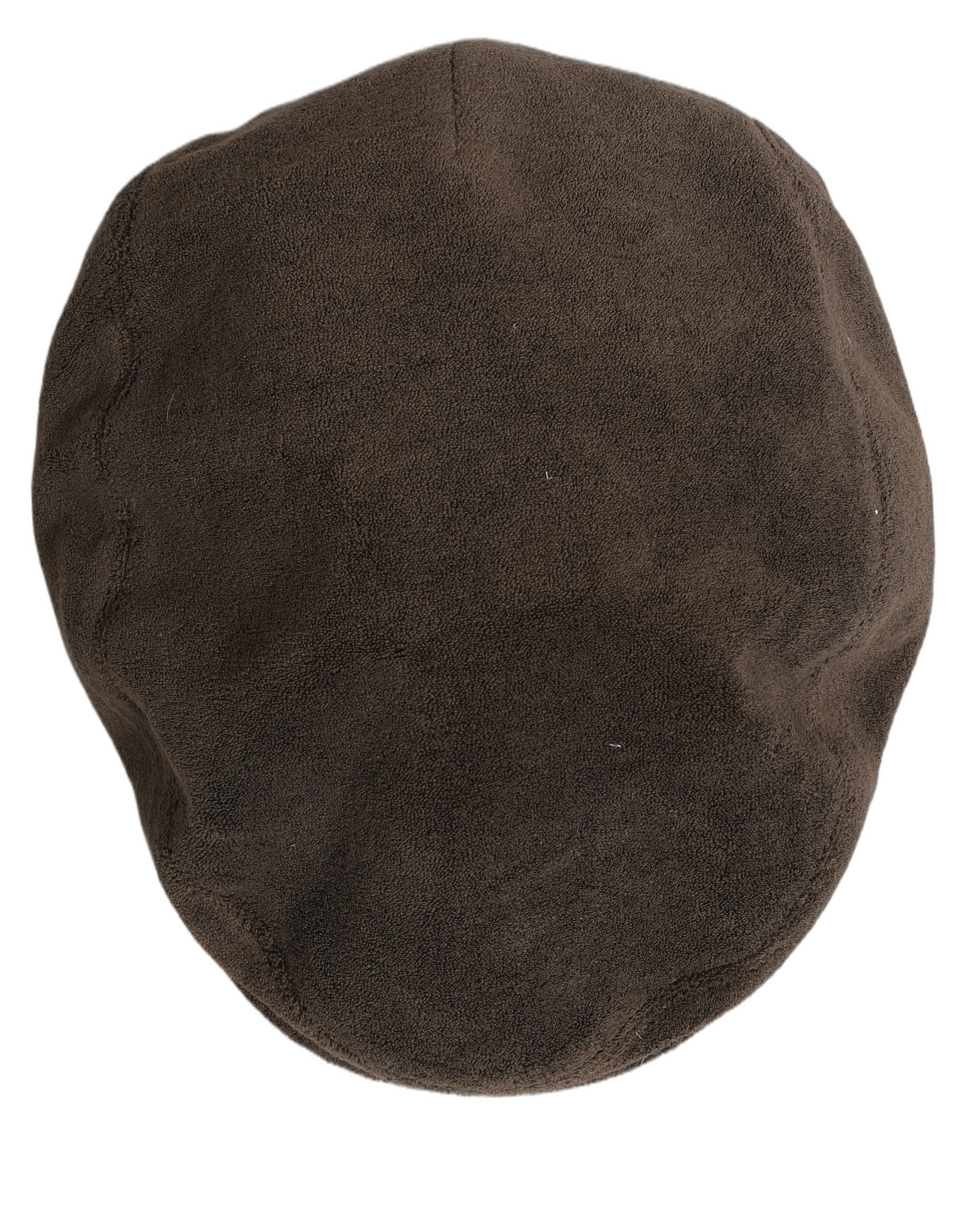 Dolce & Gabbana Men Brown Cotton Newsboy Cloth Capello Men's Hat