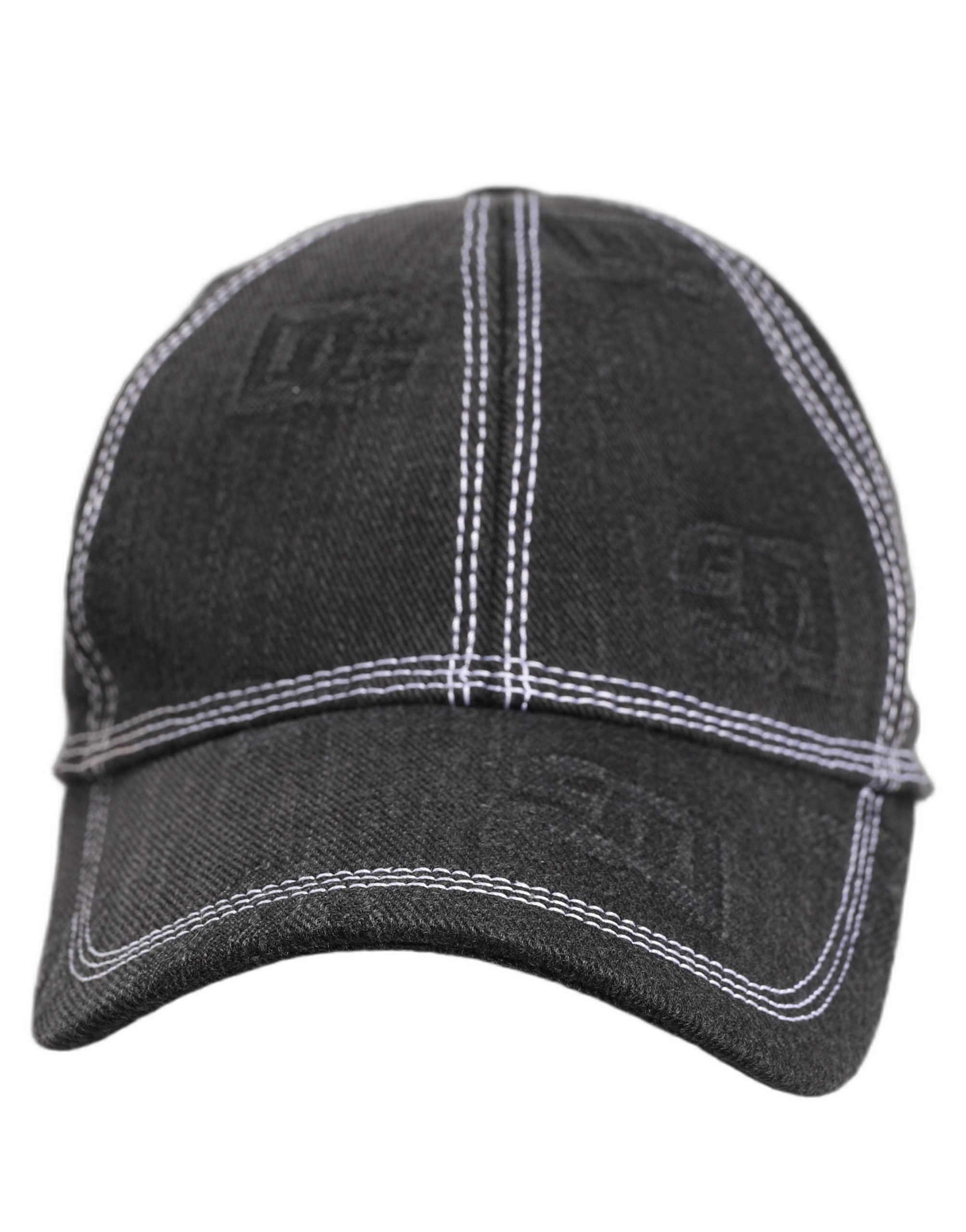 Dolce & Gabbana Men Black Cotton 6 Panel Baseball Capello Men's Hat