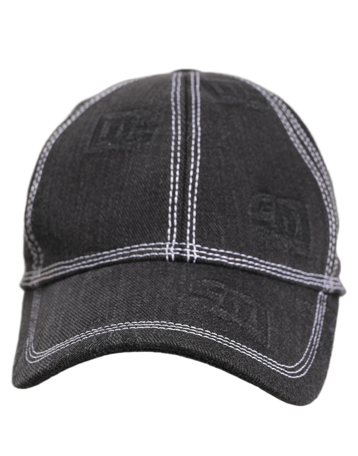 Dolce & Gabbana Men Black Cotton 6 Panel Baseball Capello Men's Hat
