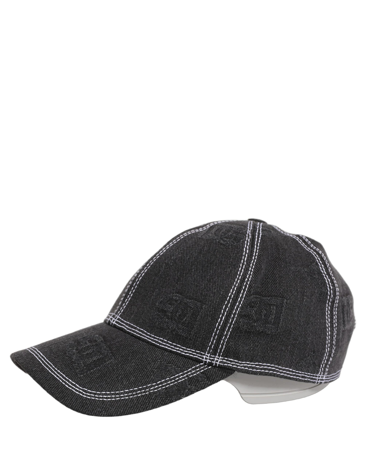 Dolce & Gabbana Men Black Cotton 6 Panel Baseball Capello Men's Hat