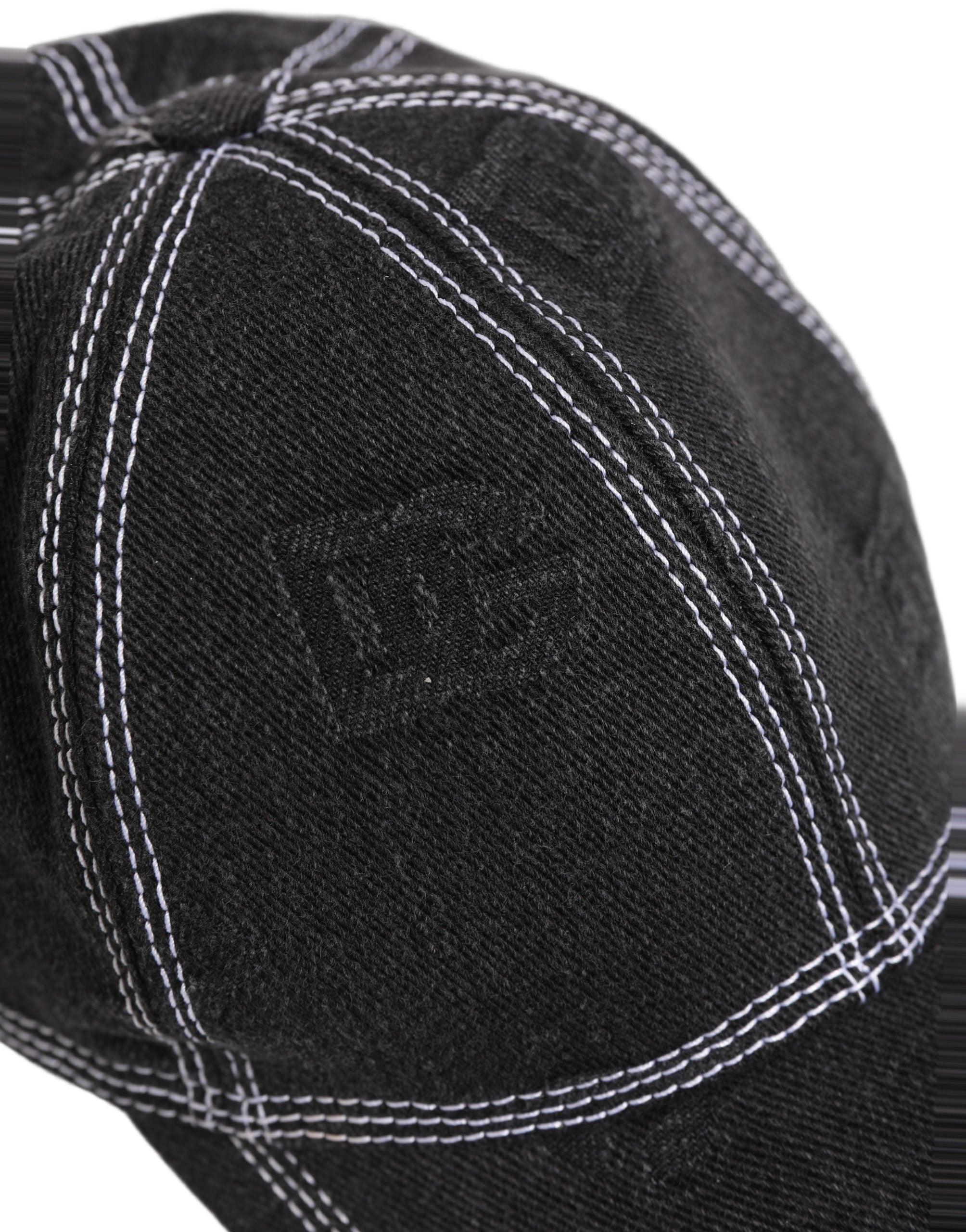Dolce & Gabbana Men Black Cotton 6 Panel Baseball Capello Men's Hat