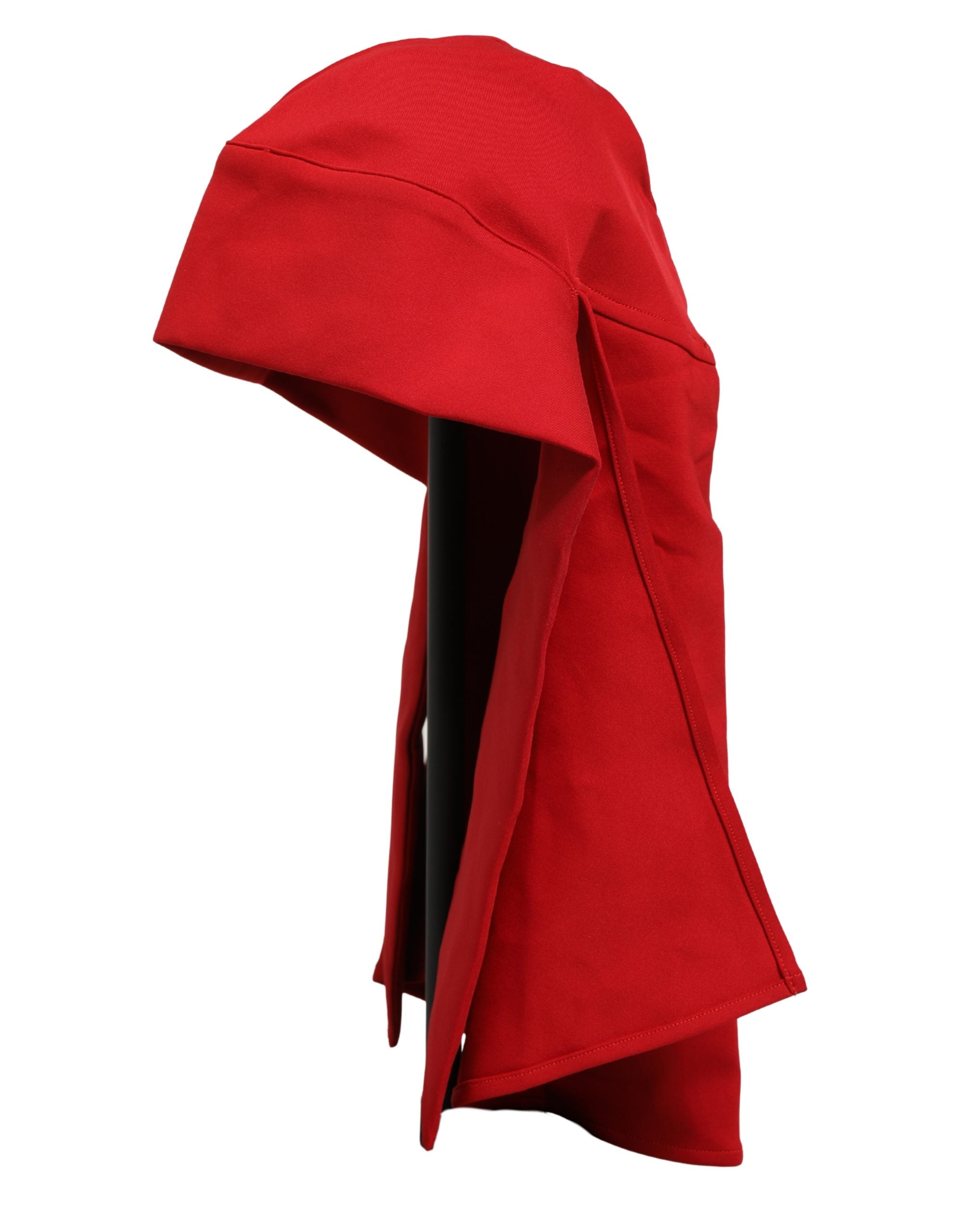 Dolce & Gabbana Women Red Polyester Whole Head Wrap Capello Women's Hat