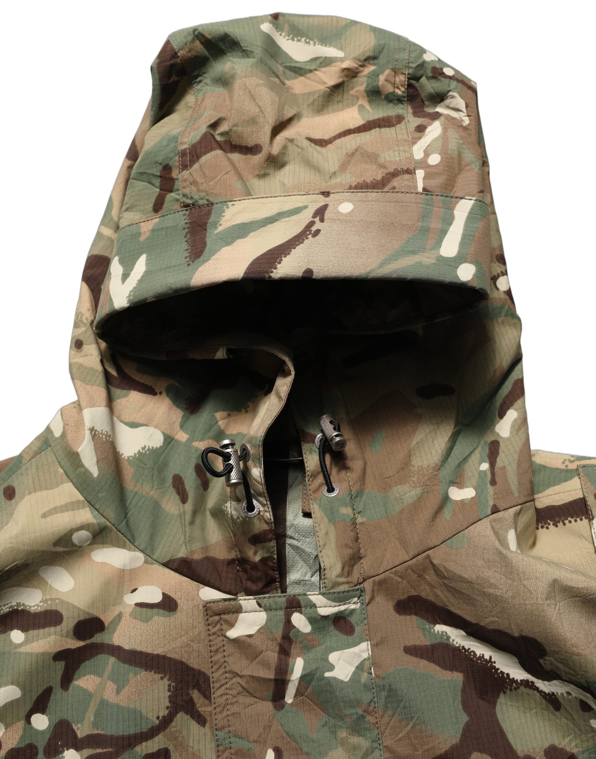 Dolce & Gabbana Multicolor Camouflage Hooded Coat Men's Jacket