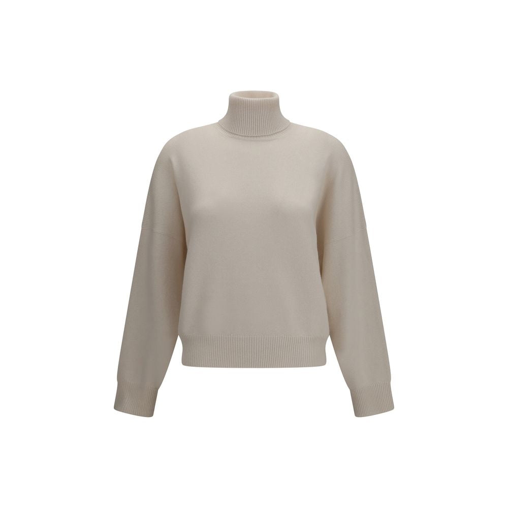 Brunello Cucinelli Beige Cashmere Women's Sweater