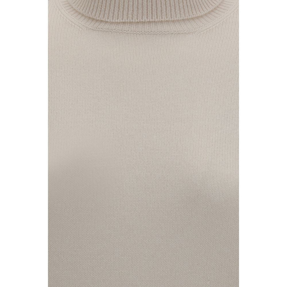 Brunello Cucinelli Beige Cashmere Women's Sweater