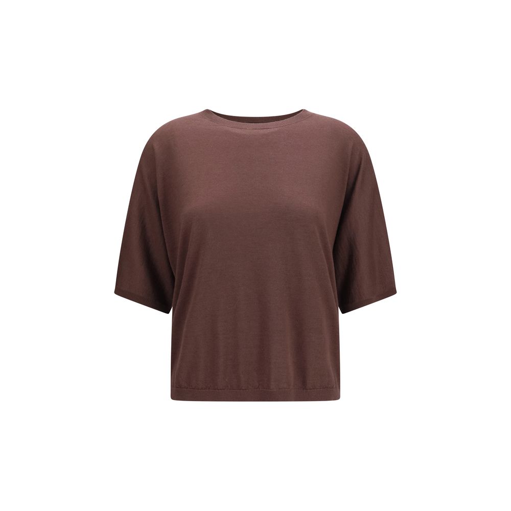 Brunello Cucinelli Purple Cashmere Women's Sweater