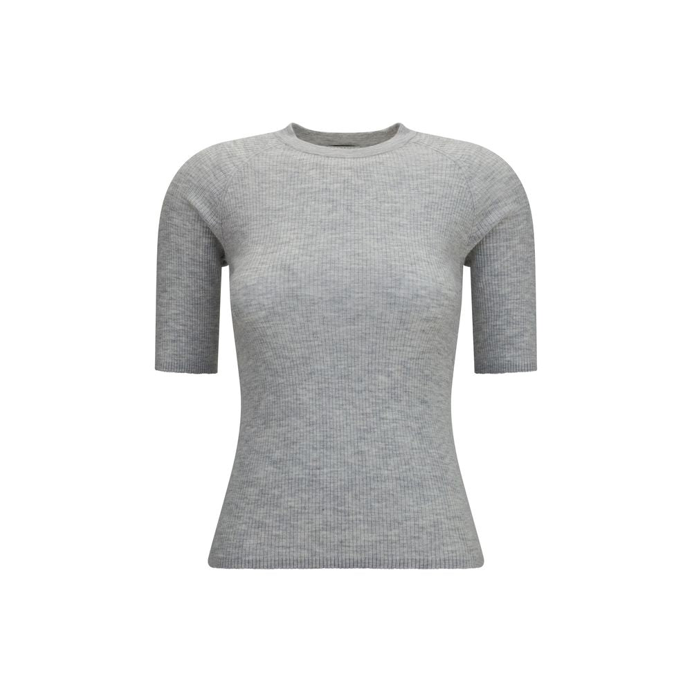 Brunello Cucinelli Gray Cashmere Women's Sweatshirt