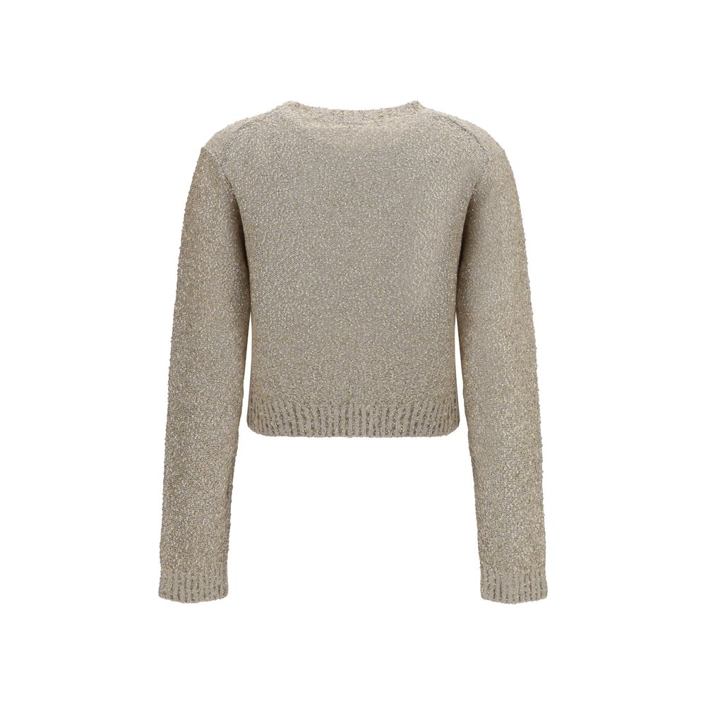 Brunello Cucinelli Beige Linen Women's Sweatshirt