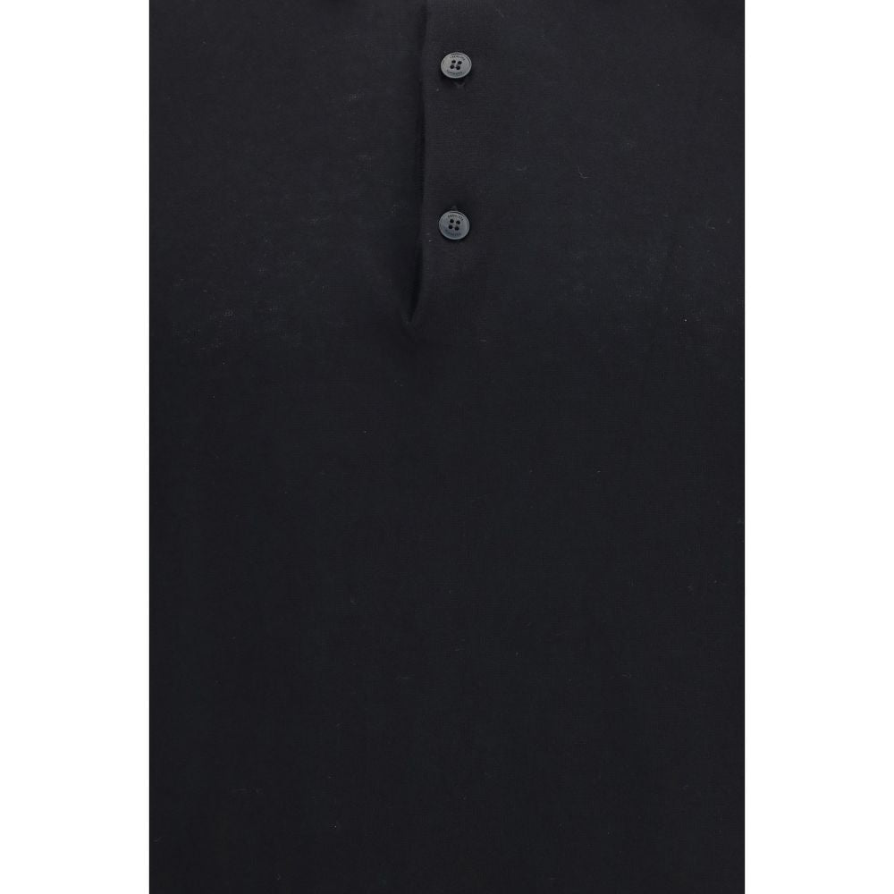 Premiata Black Cotton Polo Men's Shirt