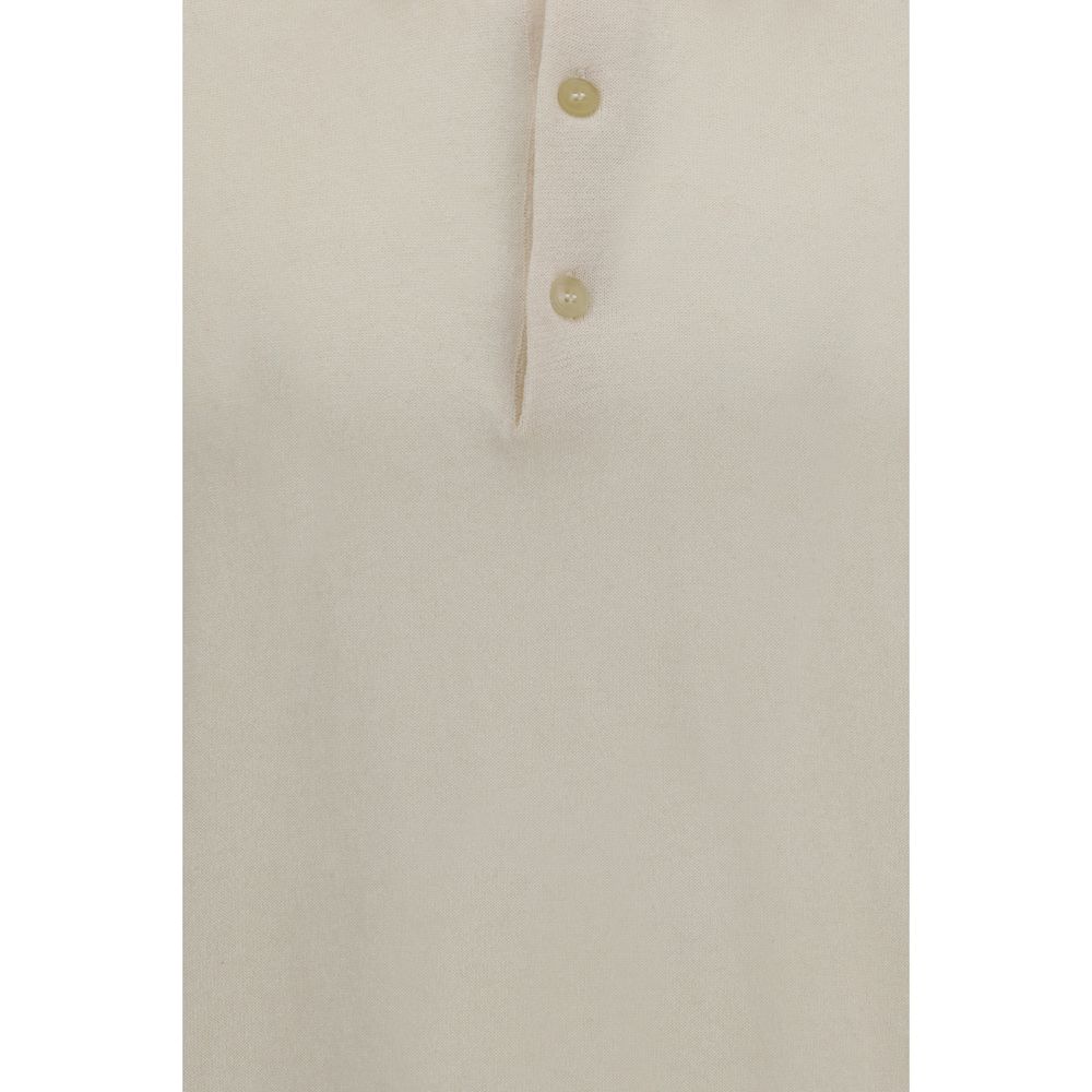 Premiata Beige Cotton Polo Men's Shirt