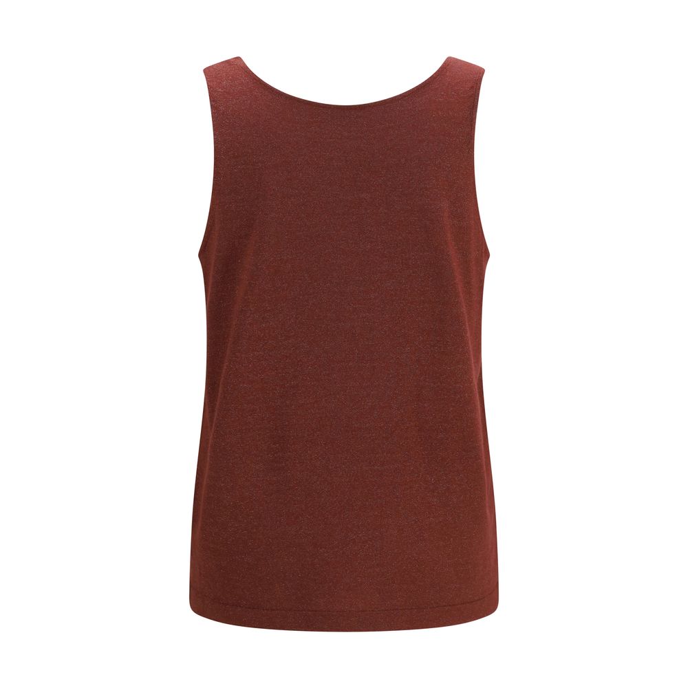 Brunello Cucinelli Multicolor Cashmere Tank Women's Tops