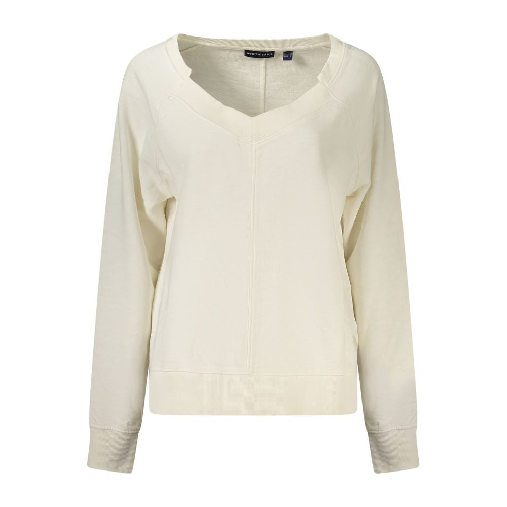 North Sails White Cotton Women's Women's Sweatshirt