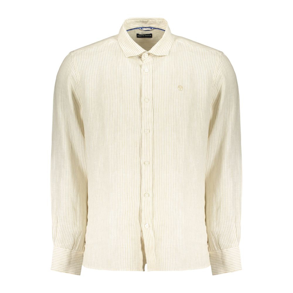 North Sails Beige Linen Men's Men's Shirt