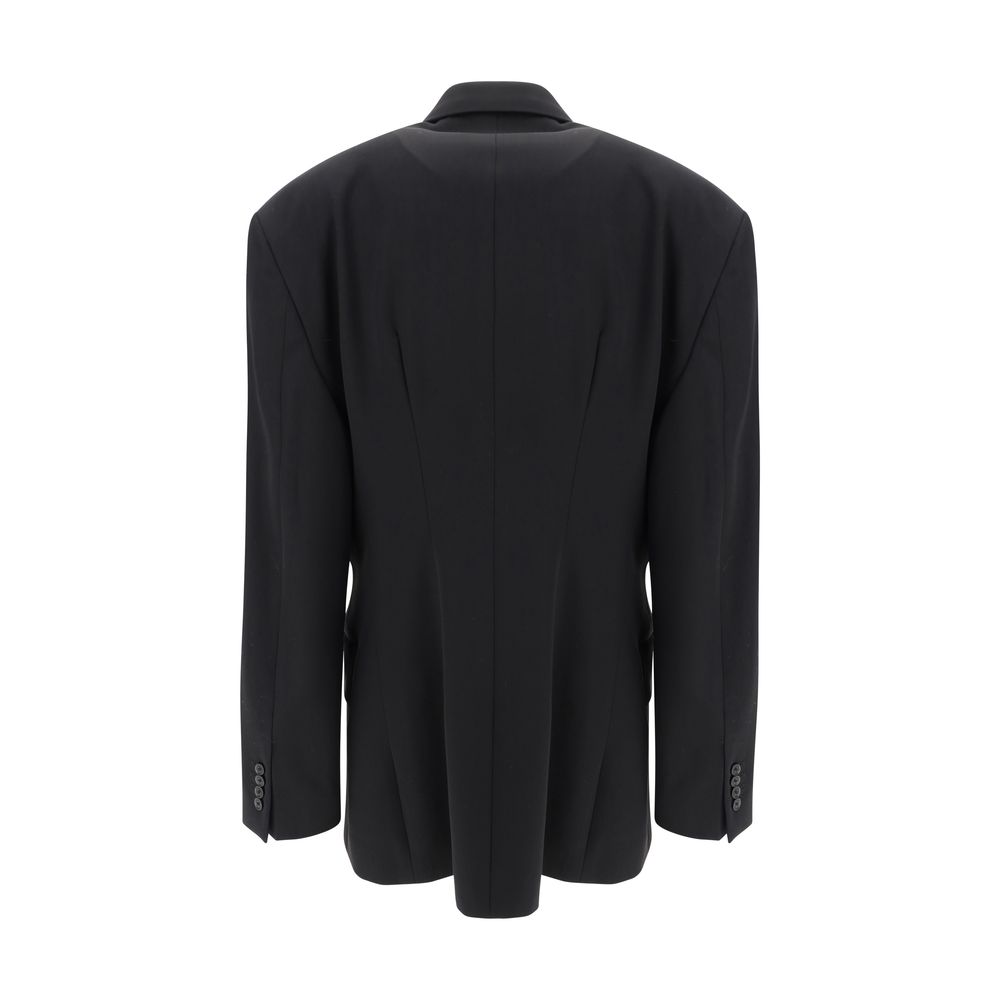 Balenciaga Black Wool Oves Aries Women's Blazer