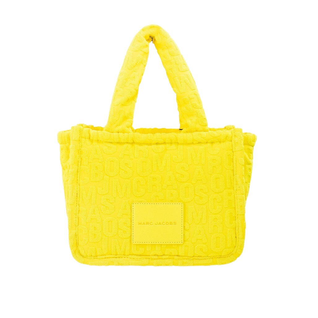 Marc Jacobs Marc Jacobs The Monogram Terry Tote Small Golden Kiwi Shoulder Bag Women's Purse
