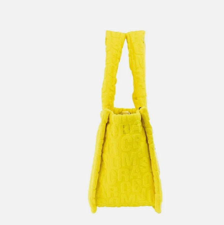 Marc Jacobs Marc Jacobs The Monogram Terry Tote Small Golden Kiwi Shoulder Bag Women's Purse