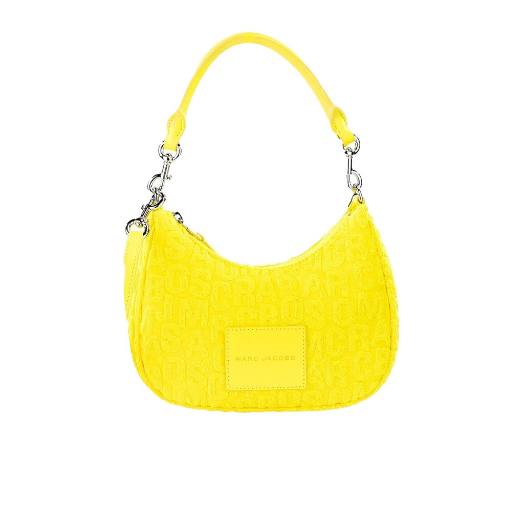 Marc Jacobs Marc Jacobs Monogram Terry Fabric Golden Kiwi Hobo Shoulder Bag Women's Purse