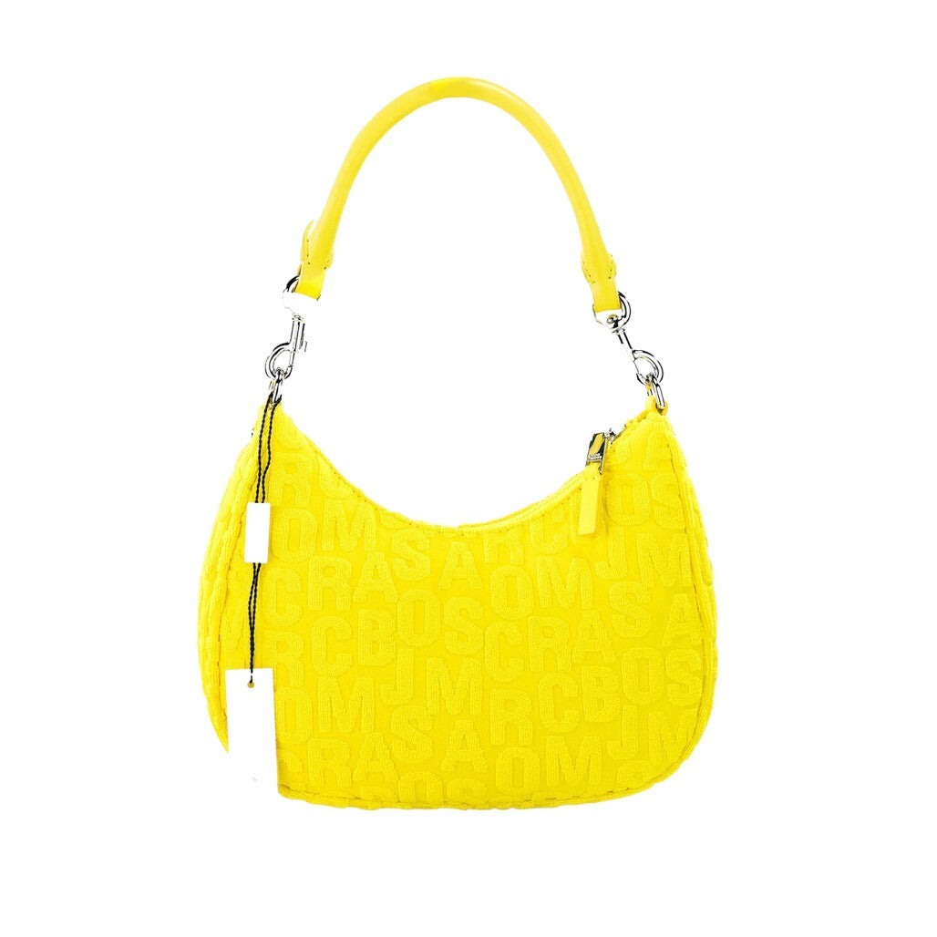 Marc Jacobs Marc Jacobs Monogram Terry Fabric Golden Kiwi Hobo Shoulder Bag Women's Purse