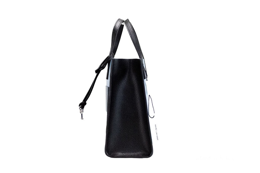 Marc Jacobs Marc Jacobs Grind Mini Blue Heaven Colorblock Leather Tote Crossbody Bag Women's Purse