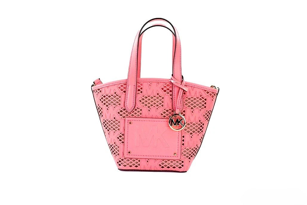 Michael Kors Michael Kors Kimber Small Tea Rose Leather 2-In-1 Zip Tote Messenger Bag Women's Purse