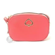 Kate Spade Kate Spade New York Women'S Kourtney Pebbled Leather Zip Around Camera Crossbody Bag Women's (Stoplight)