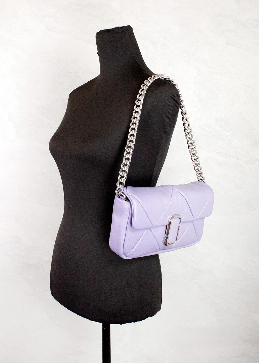 Marc Jacobs Marc Jacobs The J Marc Daybreak Diamond Quilted Leather Shoulder Crossbody Women's Bag