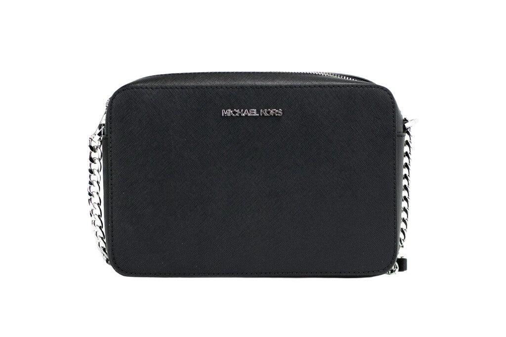 Michael Kors Michael Kors East West Crossbody Bag (Black Women's Gold)