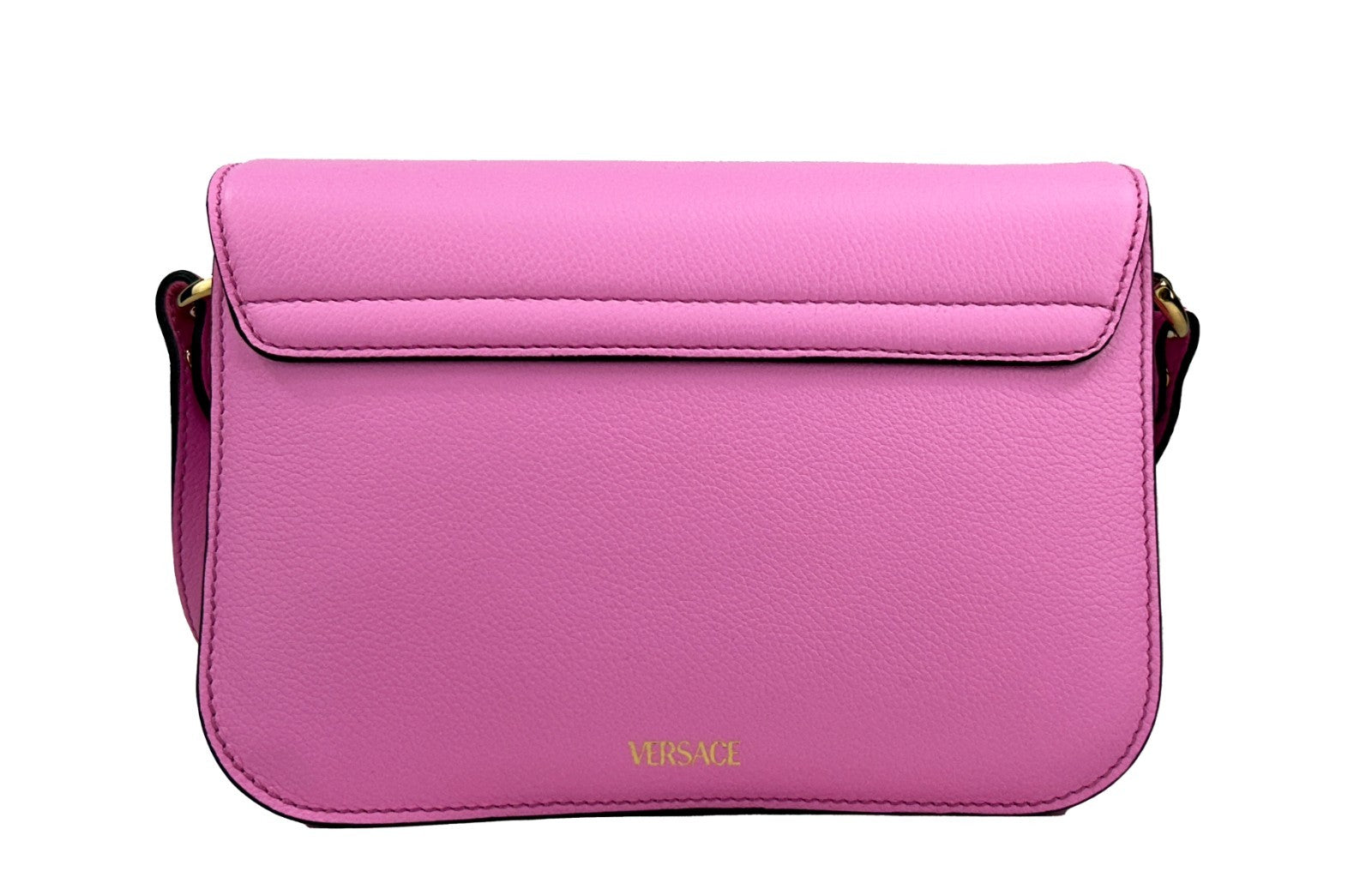 Versace Versace La Medusa Pink Leather Shoulder Crossbody Bag Women's Purse