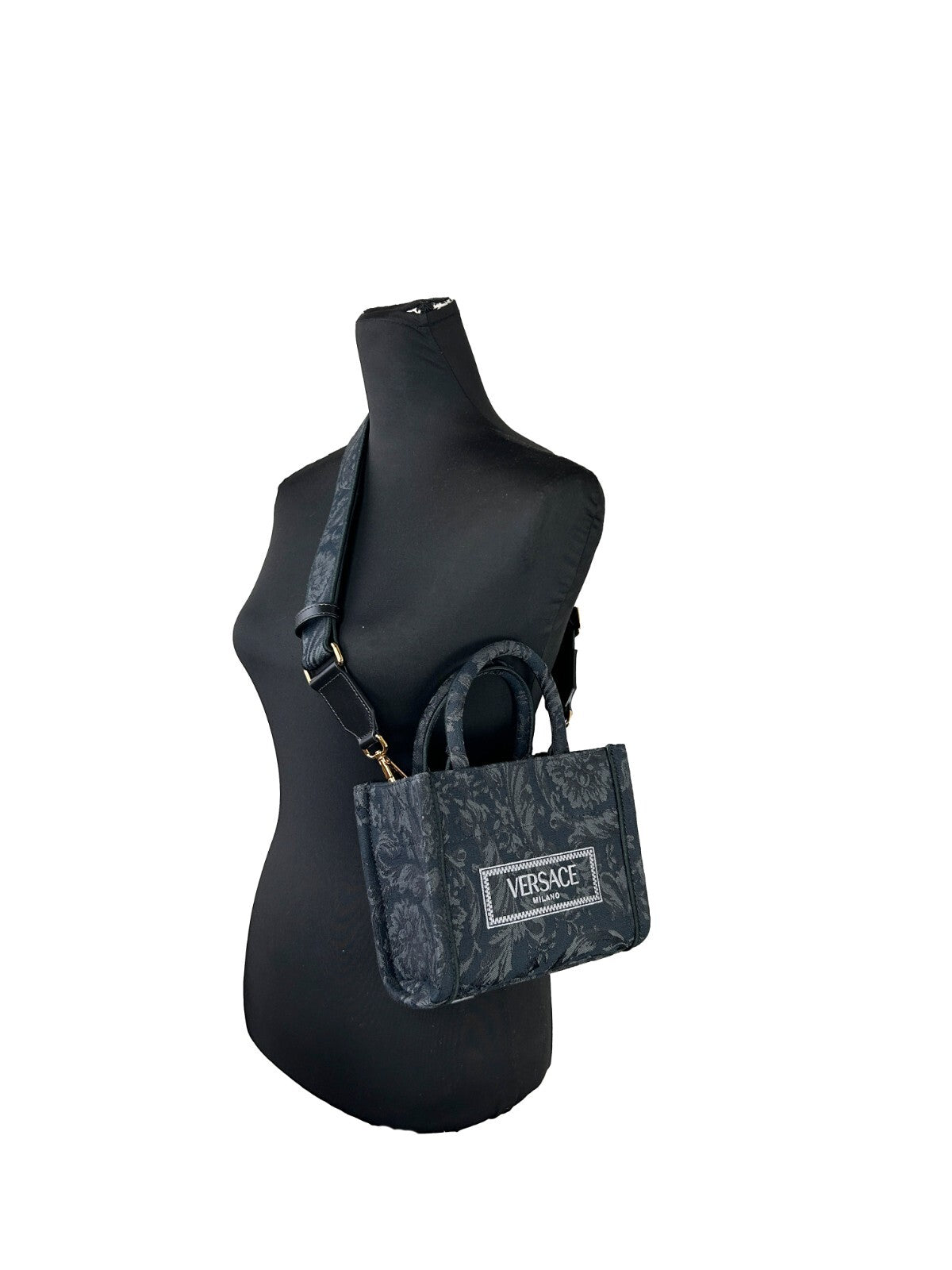 Versace Versace Women'S 'Extra Small Athena' Shopping Bag Women's Black
