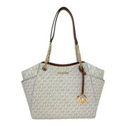 Michael Kors Michael Kors Jet Set Travel Large Logo Tote Women's Vanilla