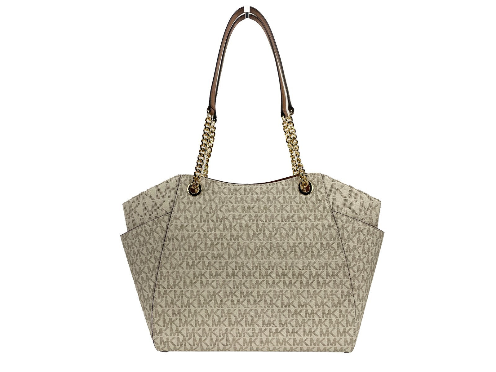 Michael Kors Michael Kors Jet Set Travel Large Logo Tote Women's Vanilla